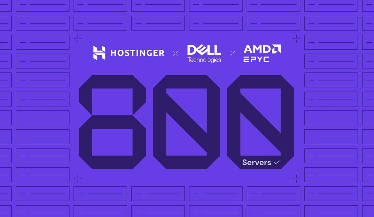 Hostinger s'équipe en AMD Epyc