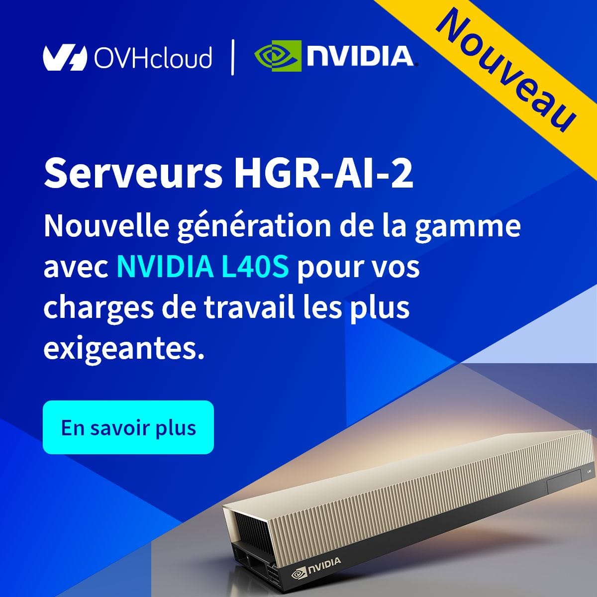 OVHcloud : nouvelle gamme orientée IA