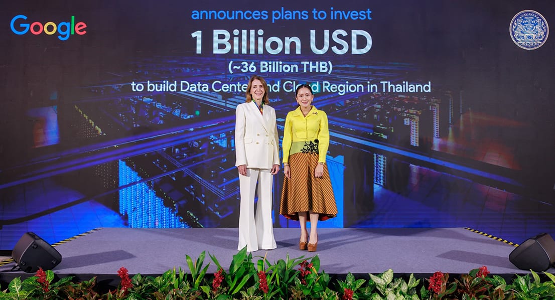 Google : 1 milliard $ pour construire une région Google Cloud en Thailande