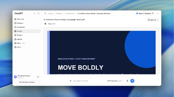 Dropbox s'intègre à ChatGPT